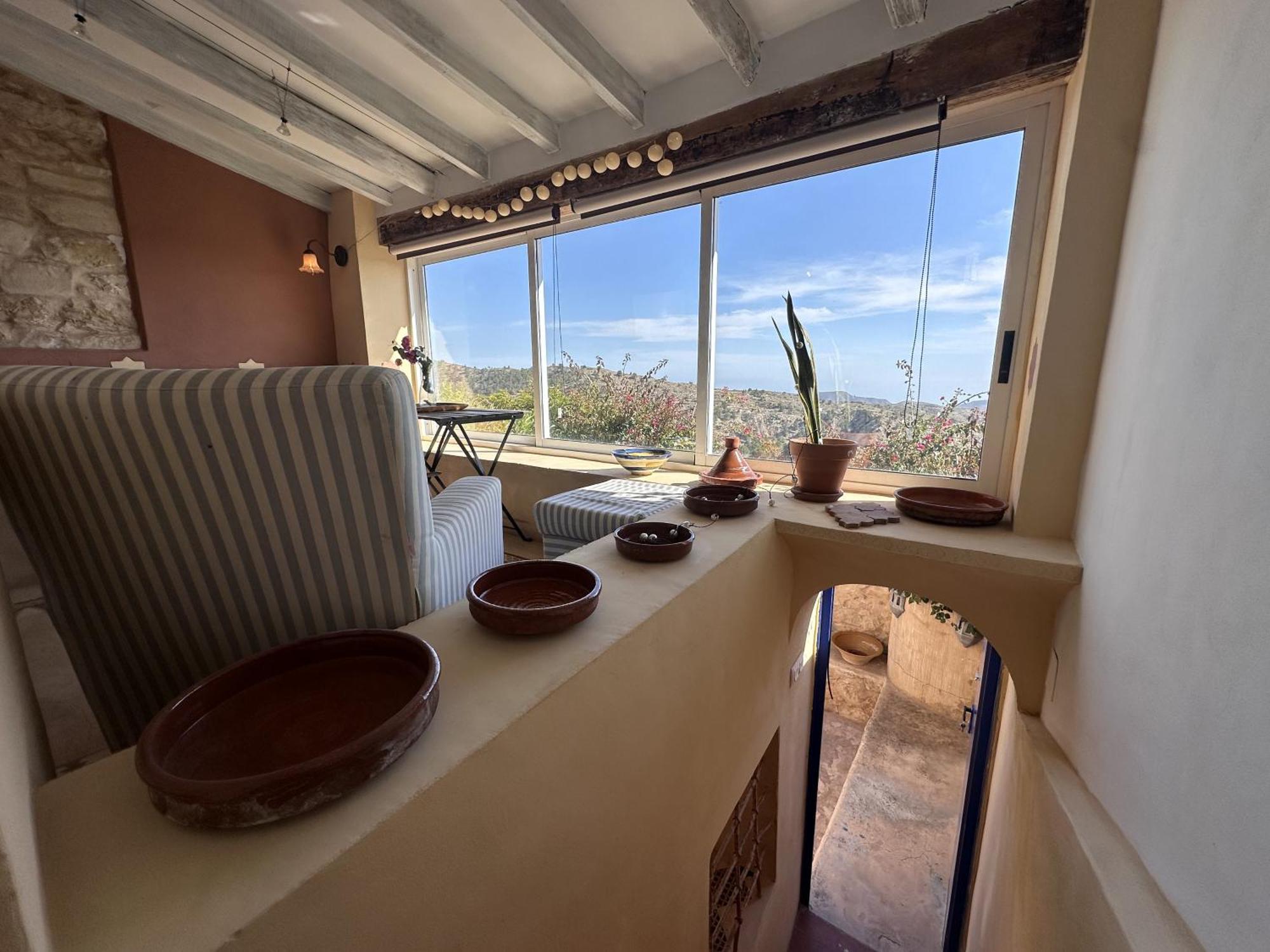 Casa Con Vistas Al Mar Y Patio De Buganvillas Aigues Exterior foto